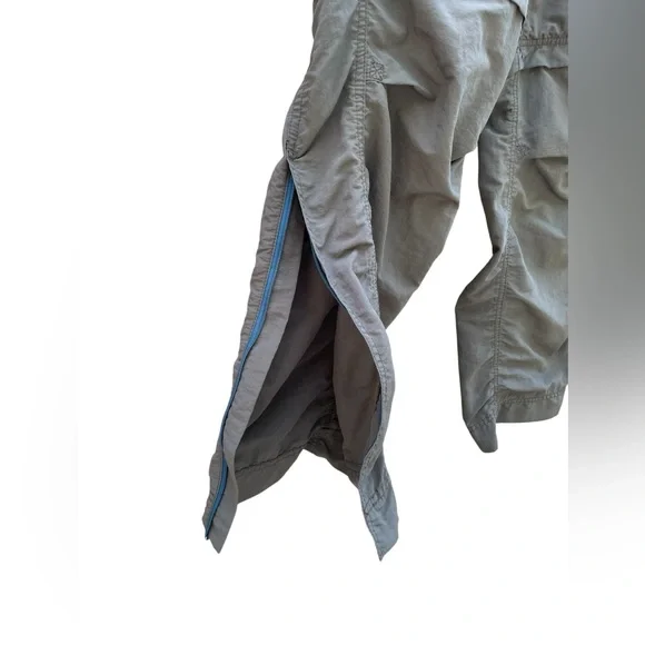 Eddie Bauer Sport Zip Off Convertible 5 Pocket Cargo Pants Size 6 Petite - Picture 4 of 11